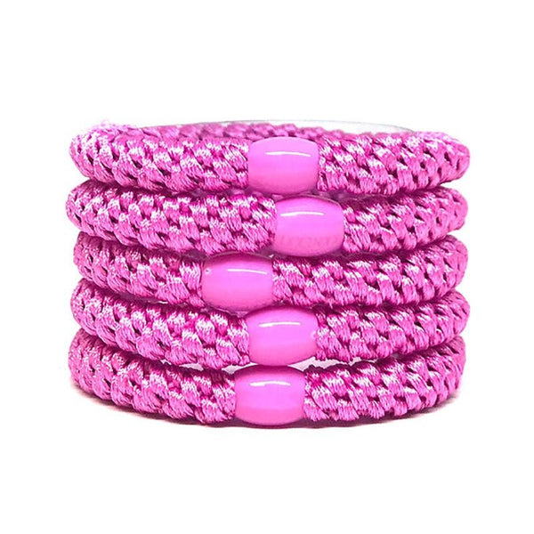 Find Beeyoo Hairbands Bubblegum Pink Set of 5 - Beeyoo at Bungalow Trading Co.