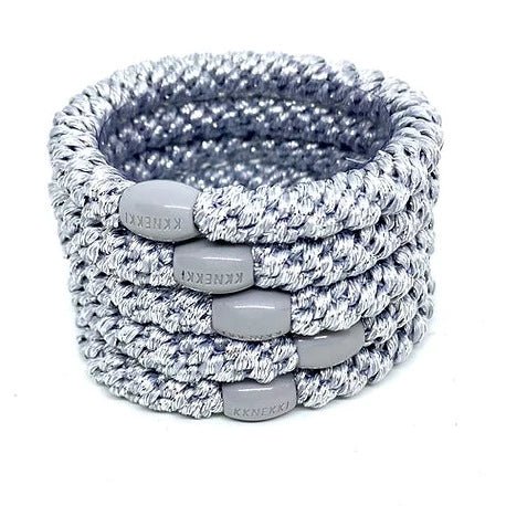 Find Beeyoo Hairbands Silver Glitter Set of 5 - Beeyoo at Bungalow Trading Co.
