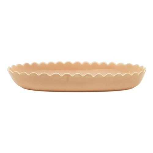 Find Belle Oval Platter Terracotta - CWM at Bungalow Trading Co.