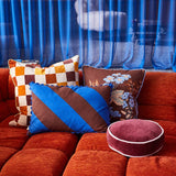 Find Blanca Ric-Rac Cushion Blue Jay - Sage & Clare at Bungalow Trading Co.