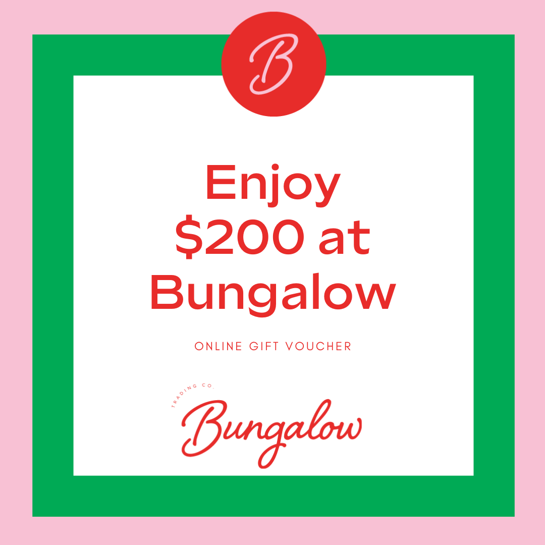 Find Bungalow Online Gift Voucher - Bungalow Trading Co. at Bungalow Trading Co.