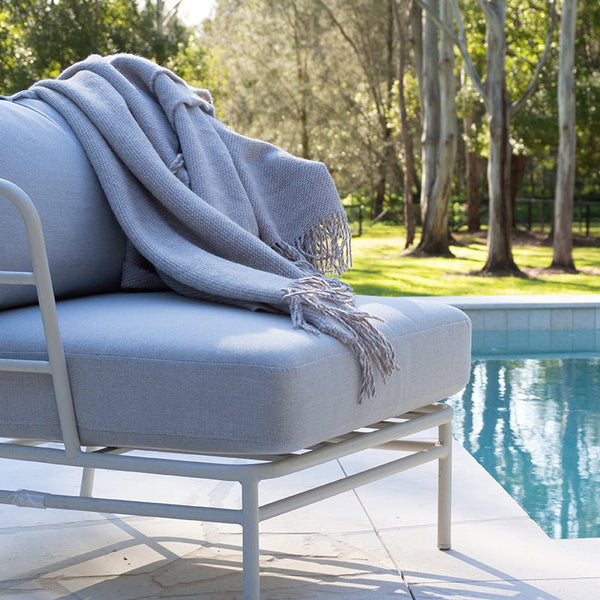 Find Cambridge NZ Wool Throw Silver - Codu at Bungalow Trading Co.