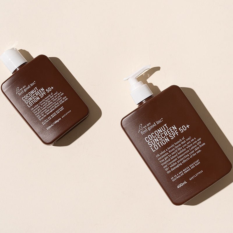 Find Coconut Sunscreen SPF50+ 400ml - We Are Feel Good Inc. at Bungalow Trading Co.