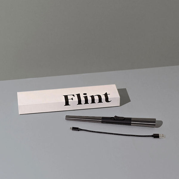 Find Flint Rechargeable Lighter Gunmetal - Flint at Bungalow Trading Co.