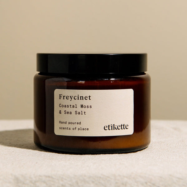 Find Freycinet 500ml Double Wick Candle - Etikette at Bungalow Trading Co.