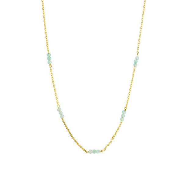 Find Hali Necklace Aquamarine - Tiger Tree at Bungalow Trading Co.