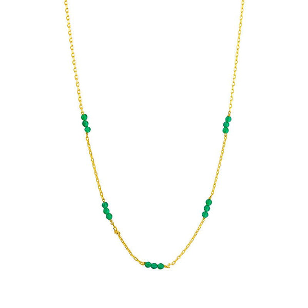 Find Hali Necklace Jade - Tiger Tree at Bungalow Trading Co.
