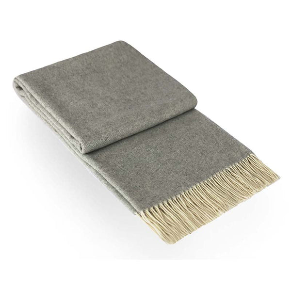 Find Kensington Cashmere Merino Blanket Light Grey - Codu at Bungalow Trading Co.