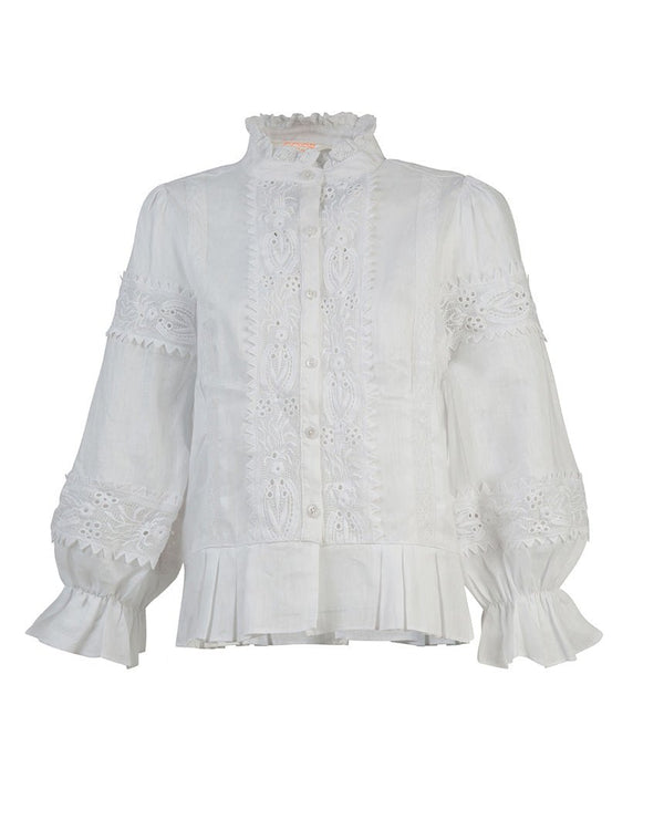 Find Lace Age Blouse White - Coop by Trelise Cooper at Bungalow Trading Co.