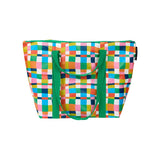 Find Medium Zip Tote Rainbow Weave - Project Ten at Bungalow Trading Co.