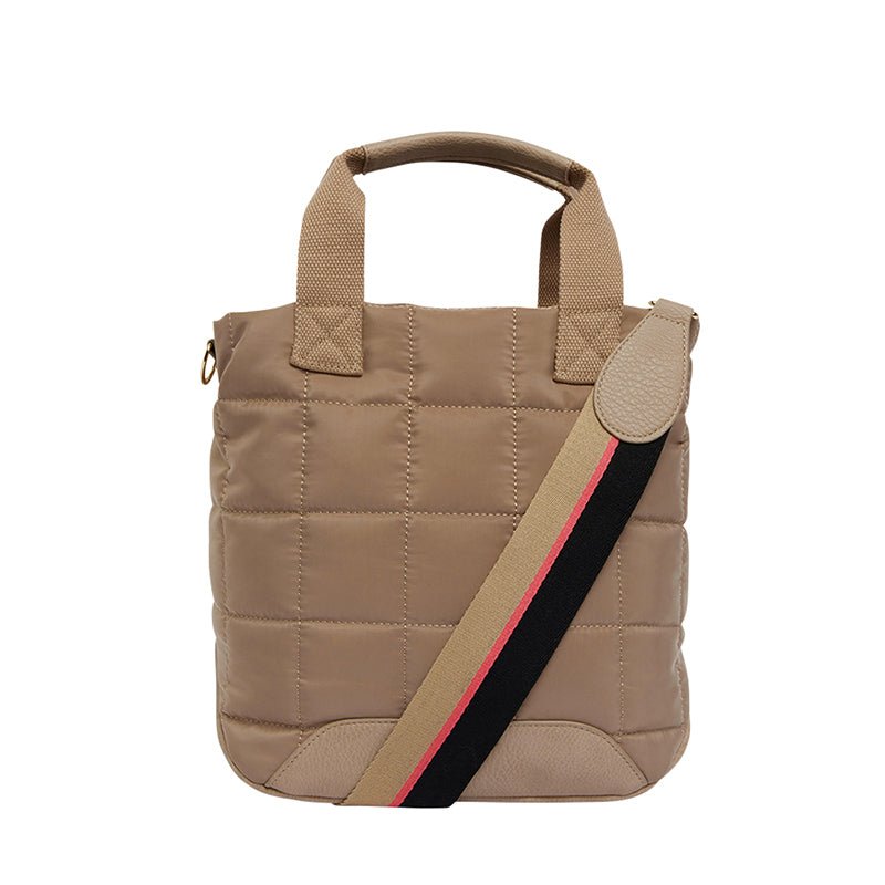 Find Mini Santa Monica Bag Taupe - Elms + King at Bungalow Trading Co.