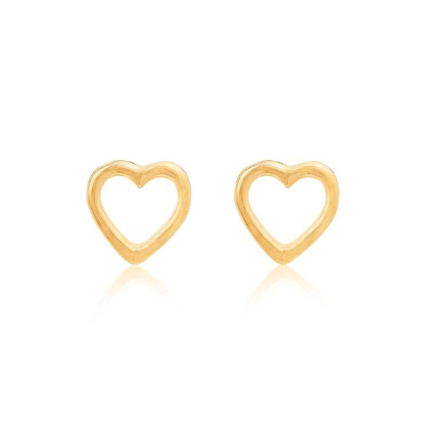 Find Open Heart Stud Earrings - Linda Tahija at Bungalow Trading Co.