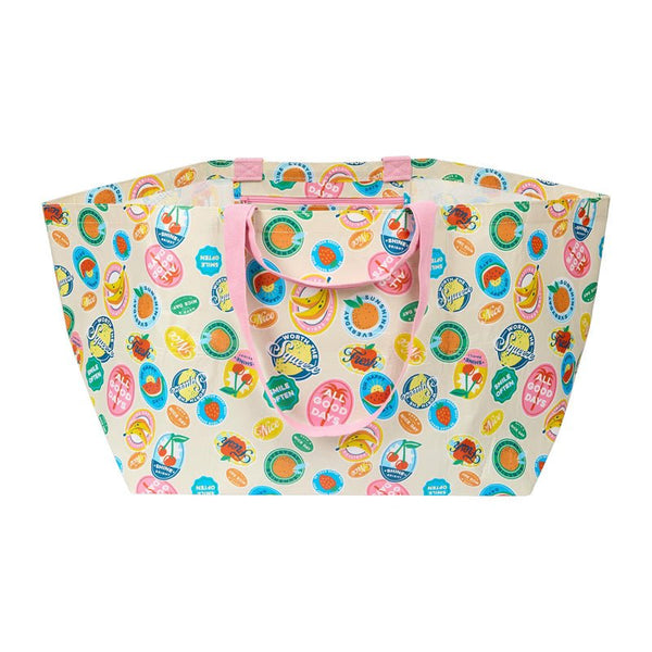 Find Oversize Tote Fruit Stickers - Project Ten at Bungalow Trading Co.
