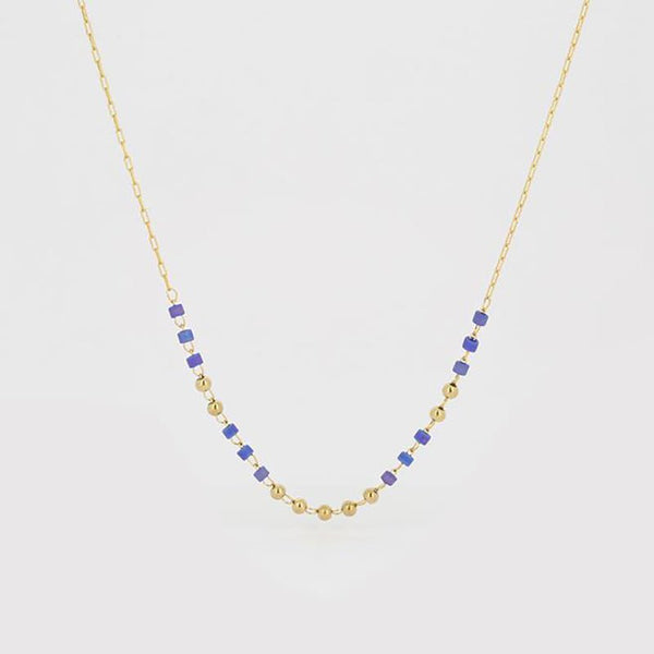 Find Prudence Necklace Blue - Zag Bijoux at Bungalow Trading Co.