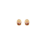 Find Scaramouche Stud Earrings Gold - GAS Bijoux at Bungalow Trading Co.