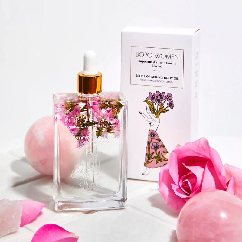Find Seeds of Spring Body Oil - BOPO Women at Bungalow Trading Co.