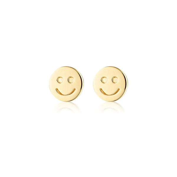 Find Smiley Face Stud Earrings - Linda Tahija at Bungalow Trading Co.