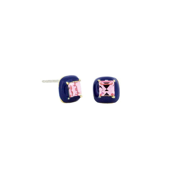 Find Sonia Earrings Blue Pink - Tiger Tree at Bungalow Trading Co.