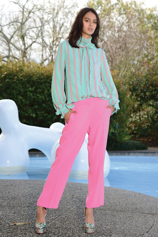 Find Stride & True Trouser Pink - Coop by Trelise Cooper at Bungalow Trading Co.