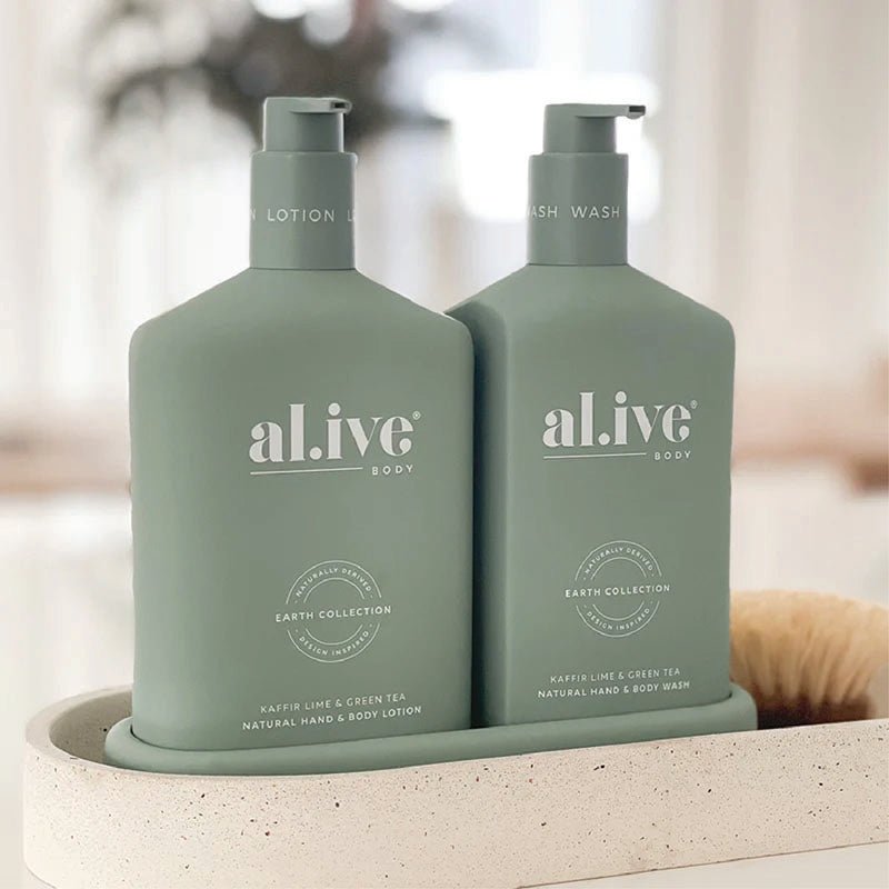 Find Wash + Lotion Duo Kaffir Lime & Green Tea - Al.Ive Body at Bungalow Trading Co.