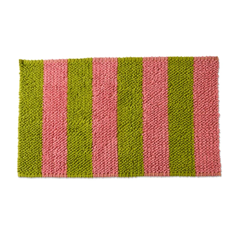 Pear Pie Stripe Bath Mat