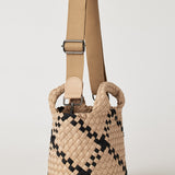 Lupe Small Crossbody Bag Nude Criss Cross