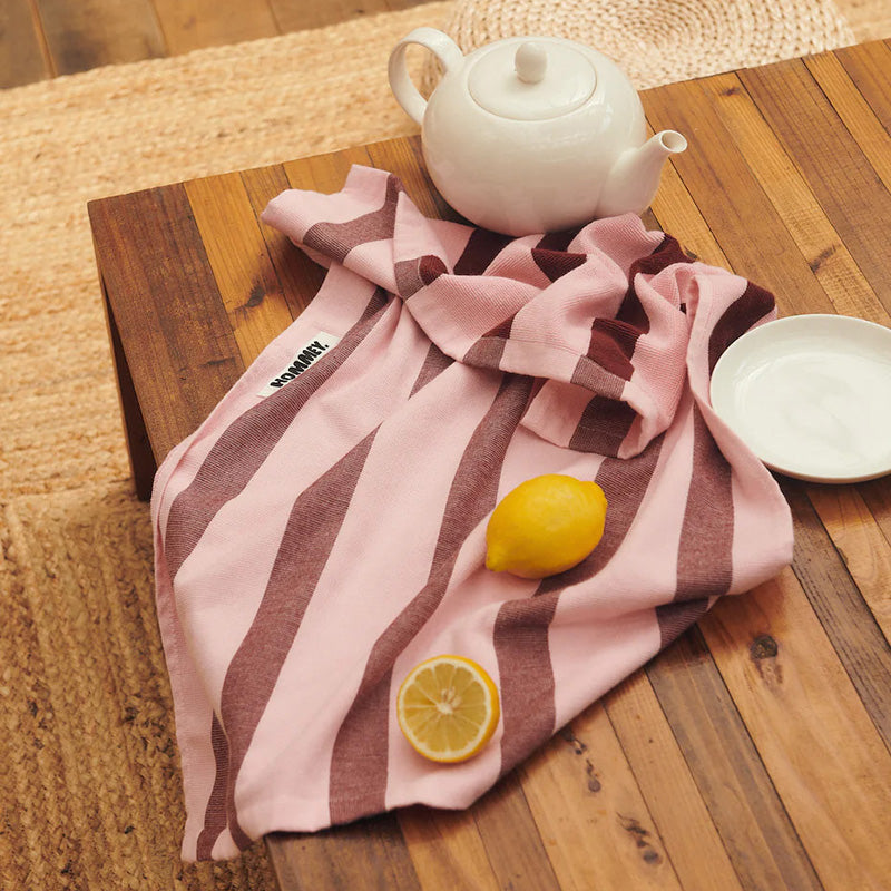 Tea Towel Rocky Road Stripes