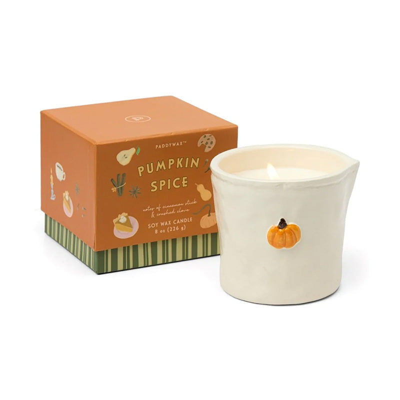 Bistro Pumpkin Spice Embossed Candle