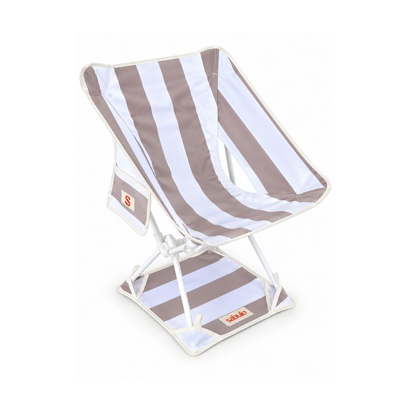 Sabulo Beach Chair Mocha Stripe
