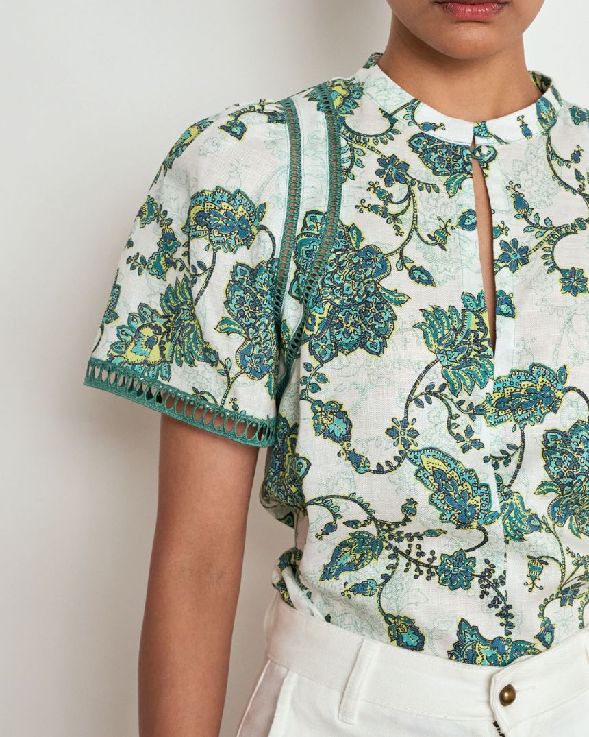 Charm Top Garden Paisley