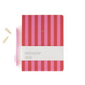 A5 Notebook Pink Stripes