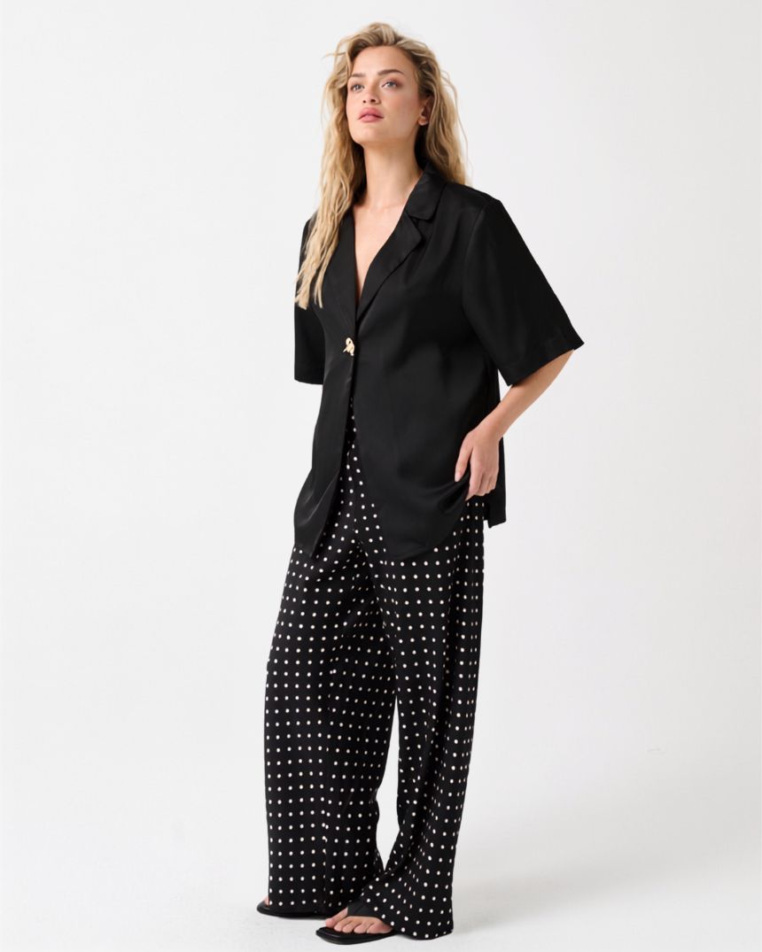 Jude Bias Pant Black Spot