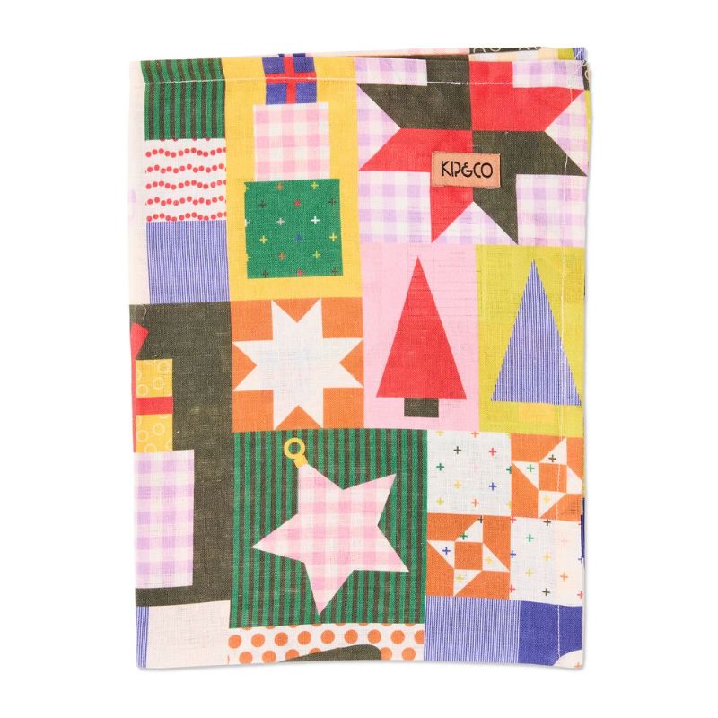 Christmas Patchwork Tea Towel