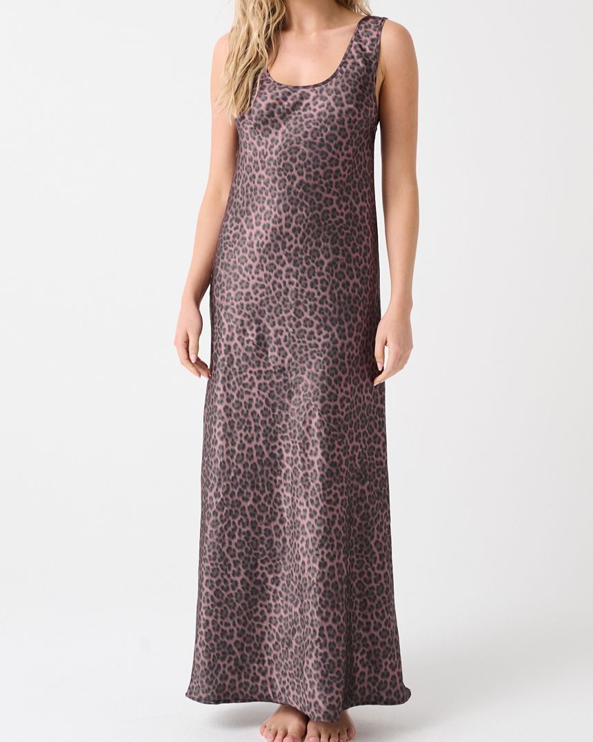 Sylvie Slip Chocolate Leopard