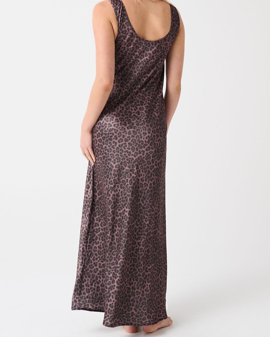 Sylvie Slip Chocolate Leopard