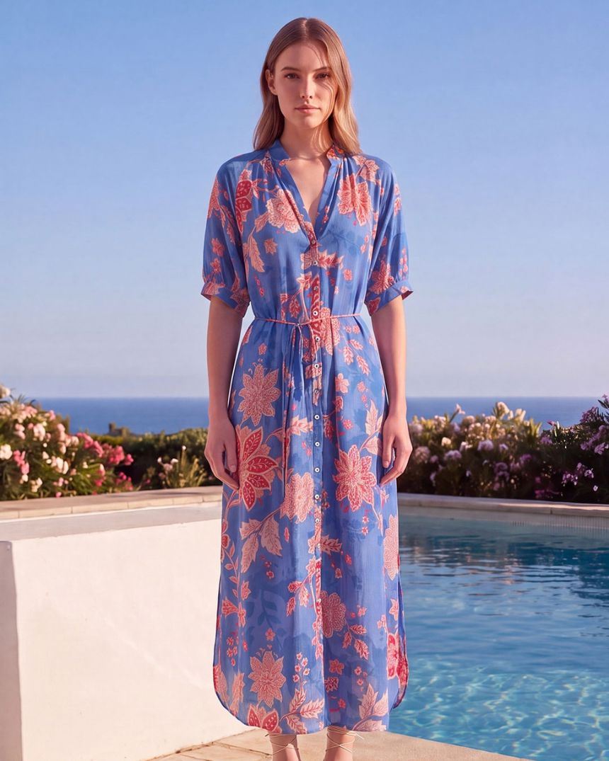 Adella Valencia Ankle Dress