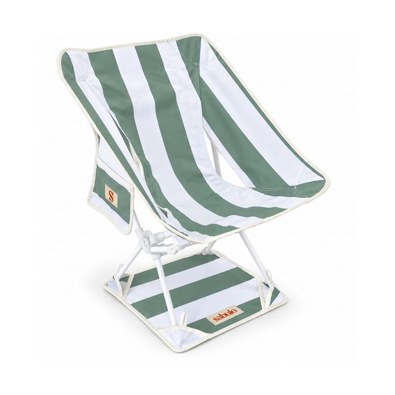 Sabulo Beach Chair Sage Stripe
