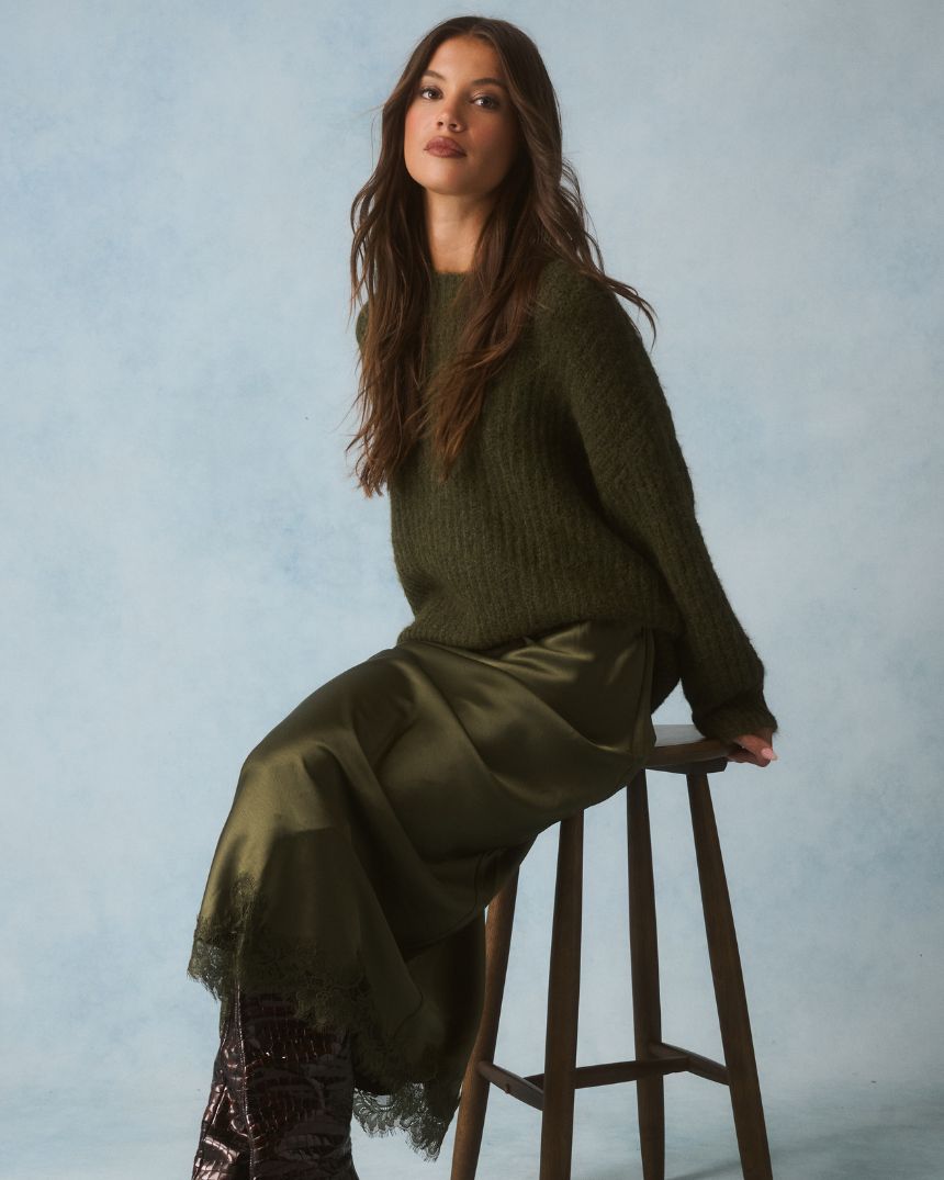 Lorenza Knit Khaki