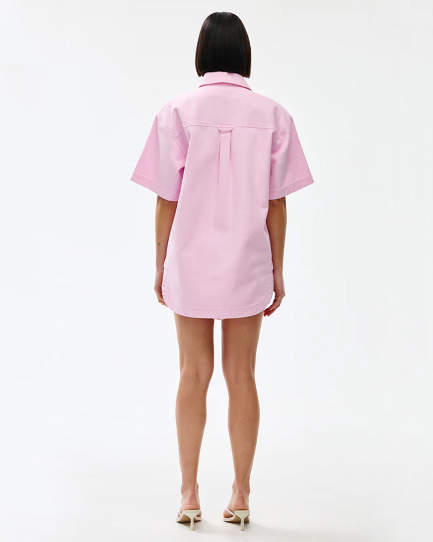 Freya Shirt Blush Wash Denim