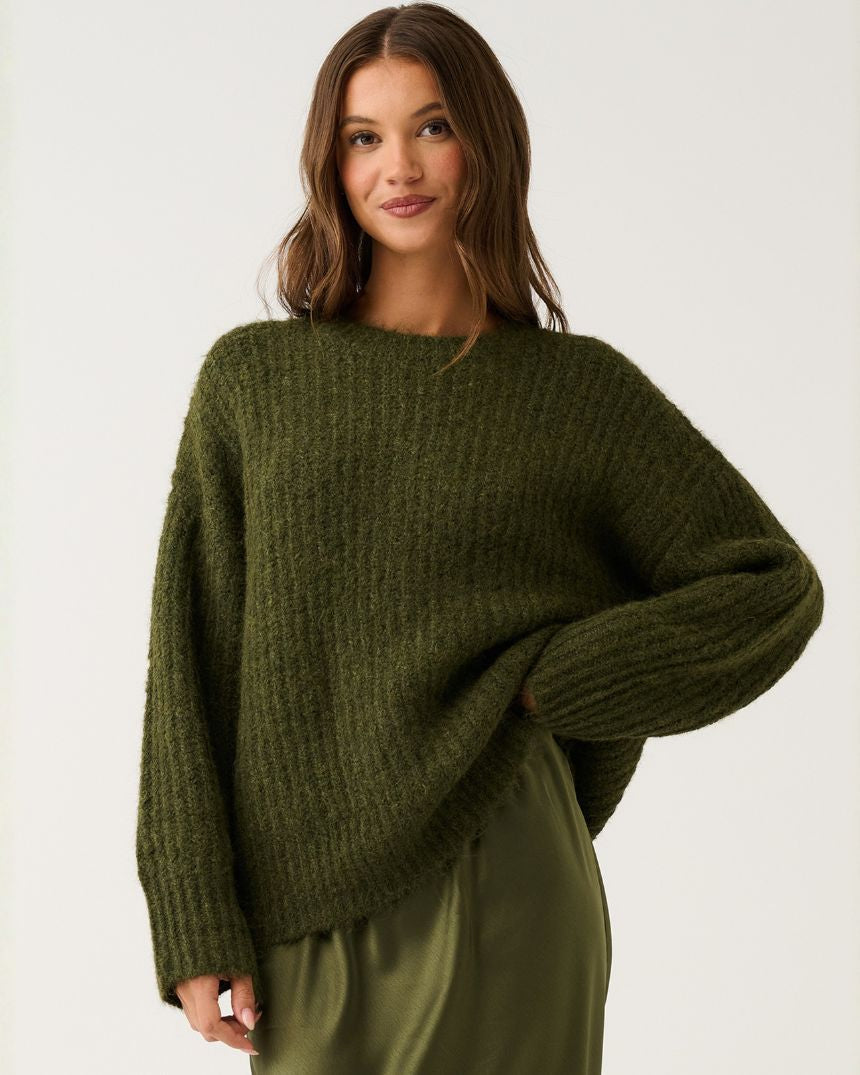 Lorenza Knit Khaki