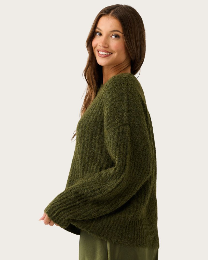 Lorenza Knit Khaki