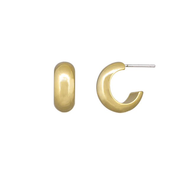 Nina Hoop Earrings Gold