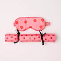 Polkadot Pink Satin Bon Bon Eye Mask