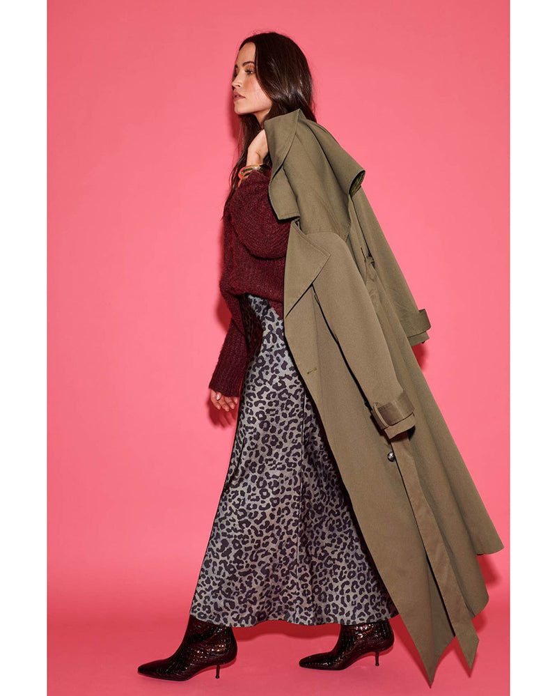 Sylvie Trench Khaki