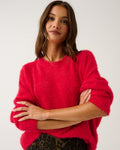 Ayla Knit Sweater Scarlet