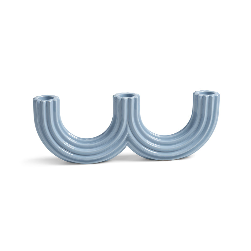 Churros Candle Holder Light Blue