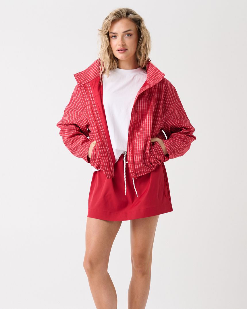 Beau Spray Jacket Red Check
