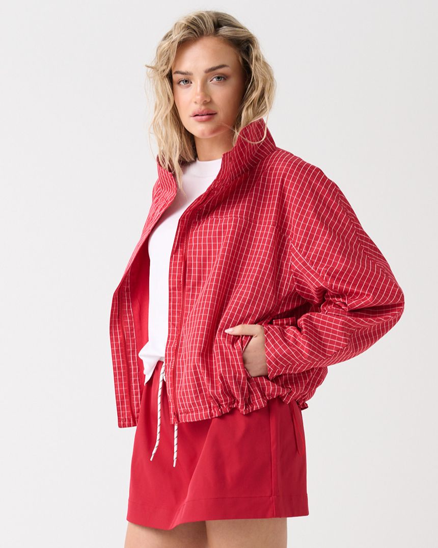 Beau Spray Jacket Red Check