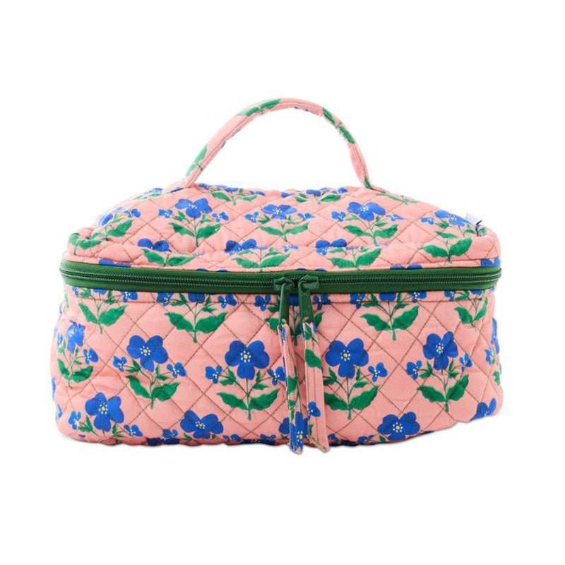 Anna Spiro Indian Summer Rose Quilted Cotton Toiletry Case