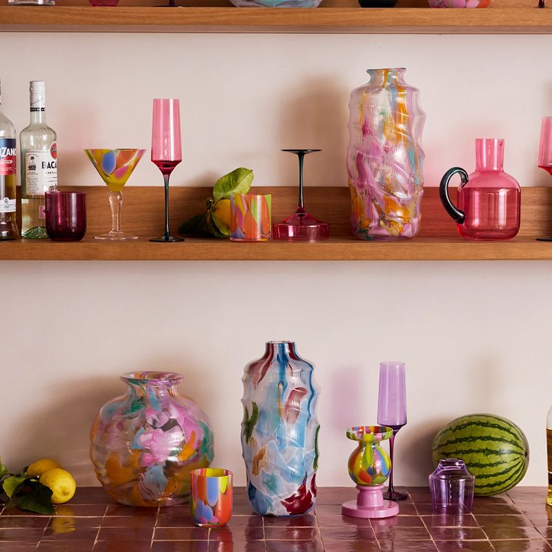 Swirl Sorbet Round Vase